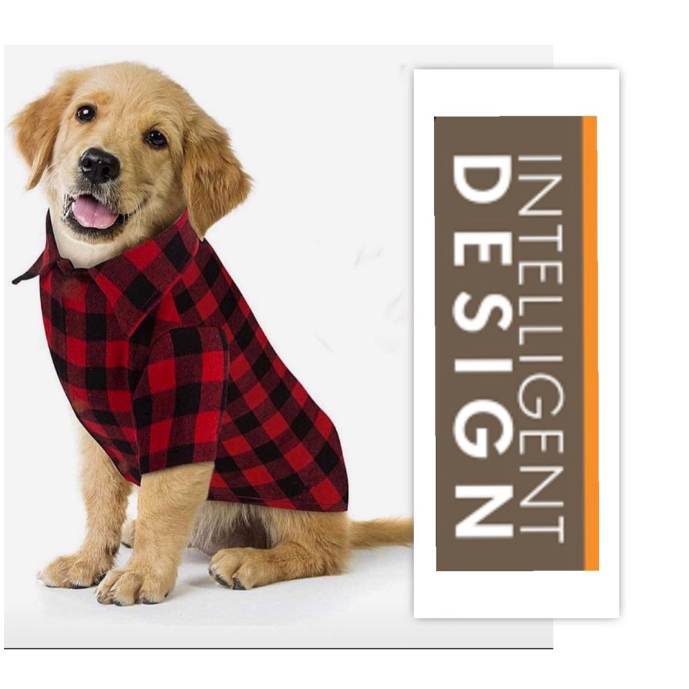 Intelligent Design Plaid Shirt Red Buffalo Dog Pajama